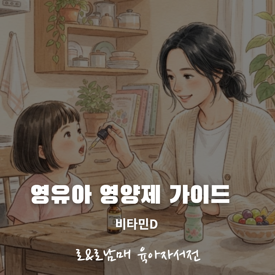 아기 비타민D 보충 기준 안내 이미지