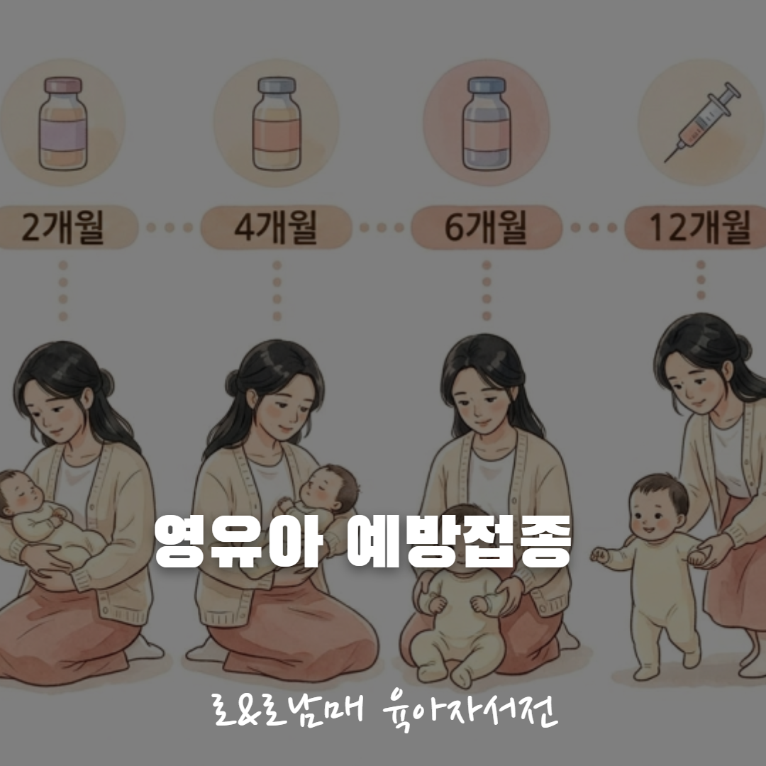 유아 예방접종 일정과 선택접종 안내 이미지