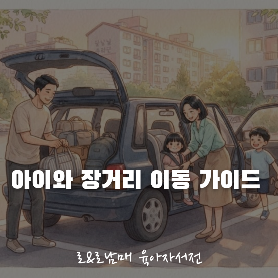 아기 카시트 장거리 이동 준비 안내 이미지