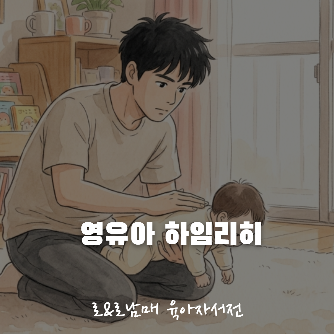 아기 기도폐쇄 응급처치 하임리히법 안내 이미지